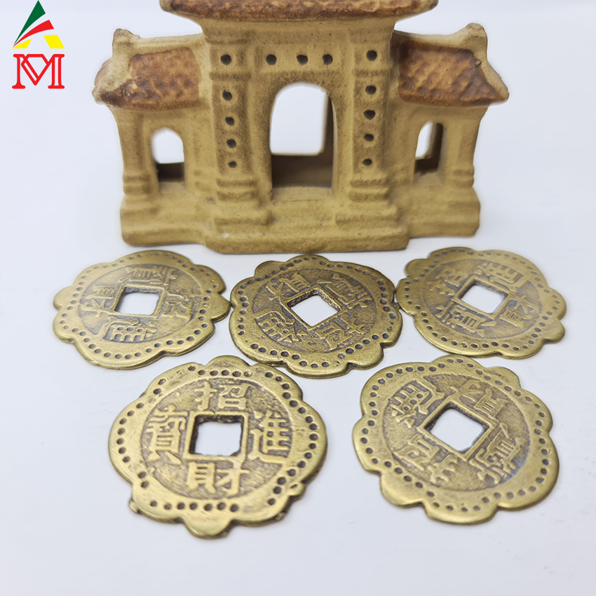 Combo 5 Đồng Xu Hoa Mai Cổ Phong Thủy
