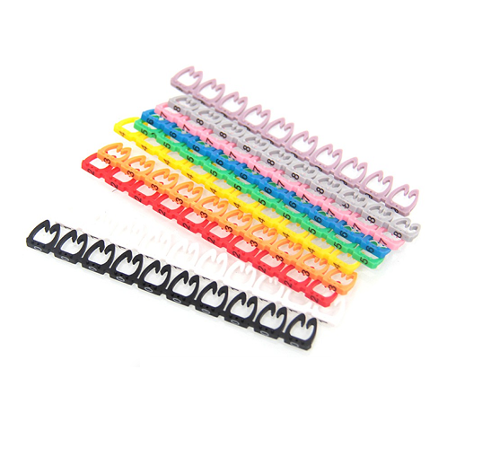 Vỉ Đánh Số Dây Mạng Cat5 100 Đầu