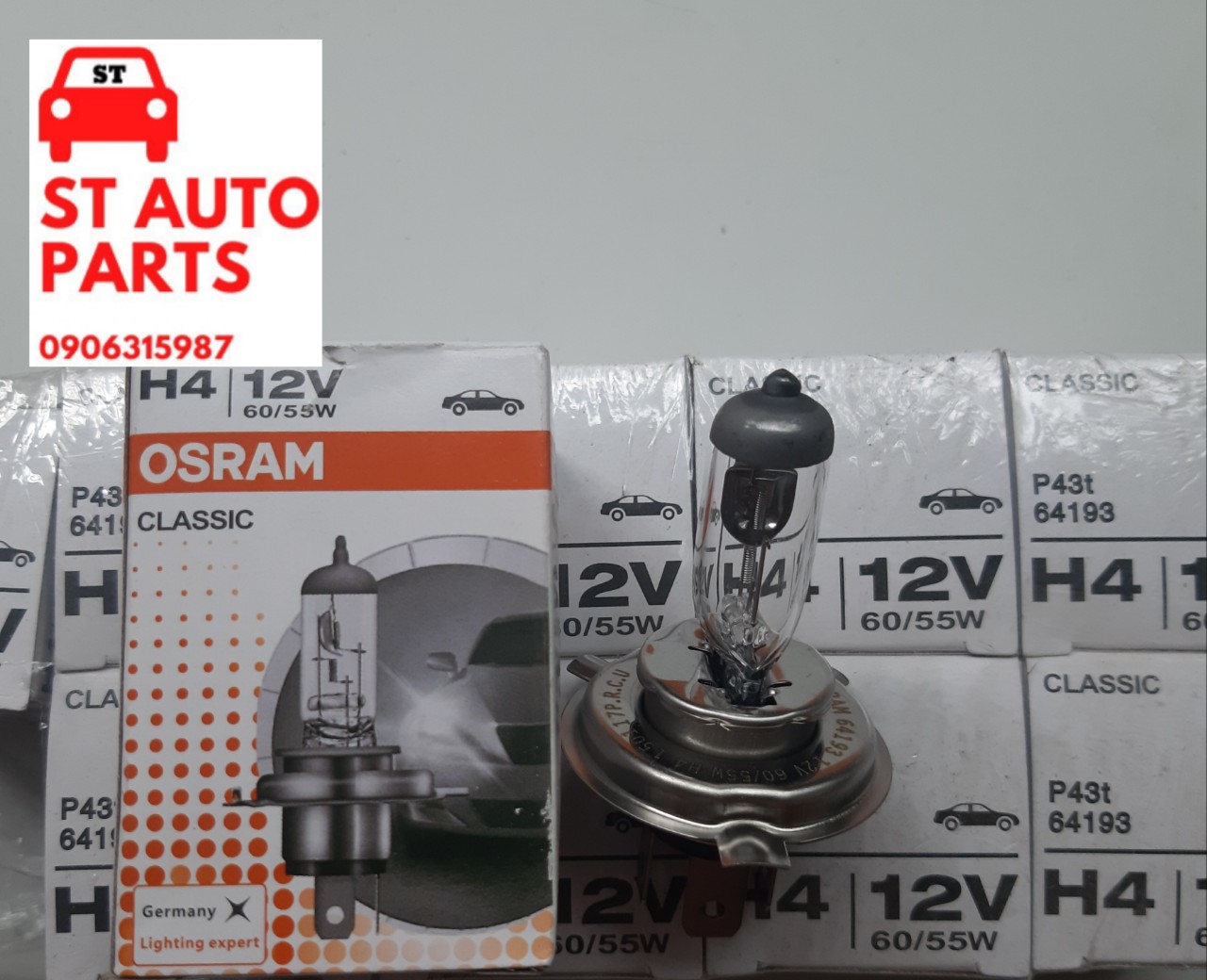 [HCM]Bóng Đèn ôTô Osram 12V H4 60/55W