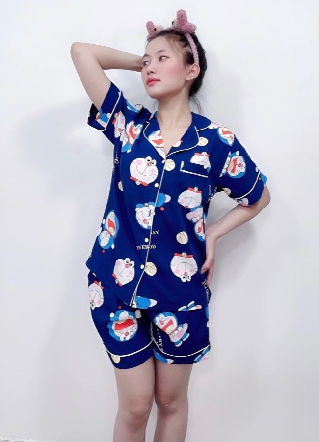 Đồ bộ bigsize đùi 50-100kg đồ ngủ mặc nhà chất xốp mềm mát cho nữ. Đồ bộ Bigsize Xinh