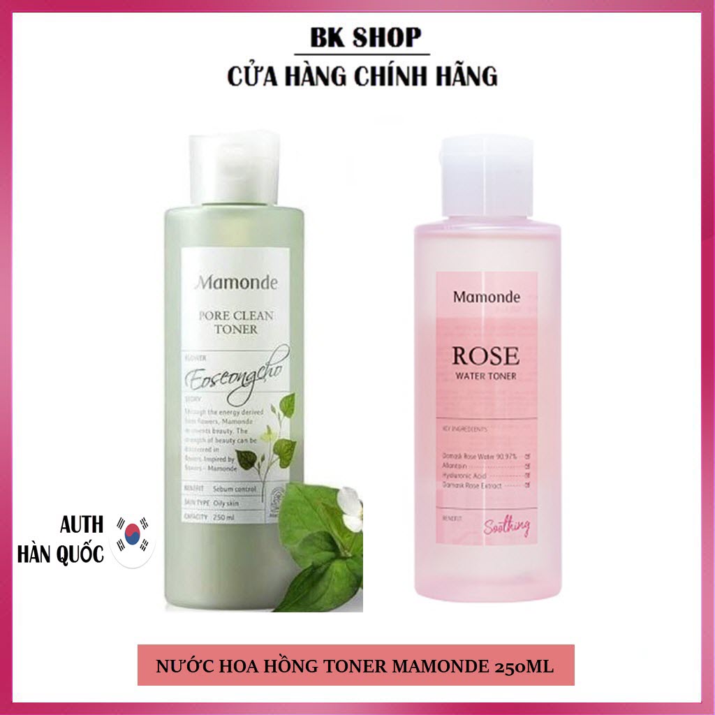 [Hàn Quốc] Nước hoa hồng Toner Mamonde 250ml