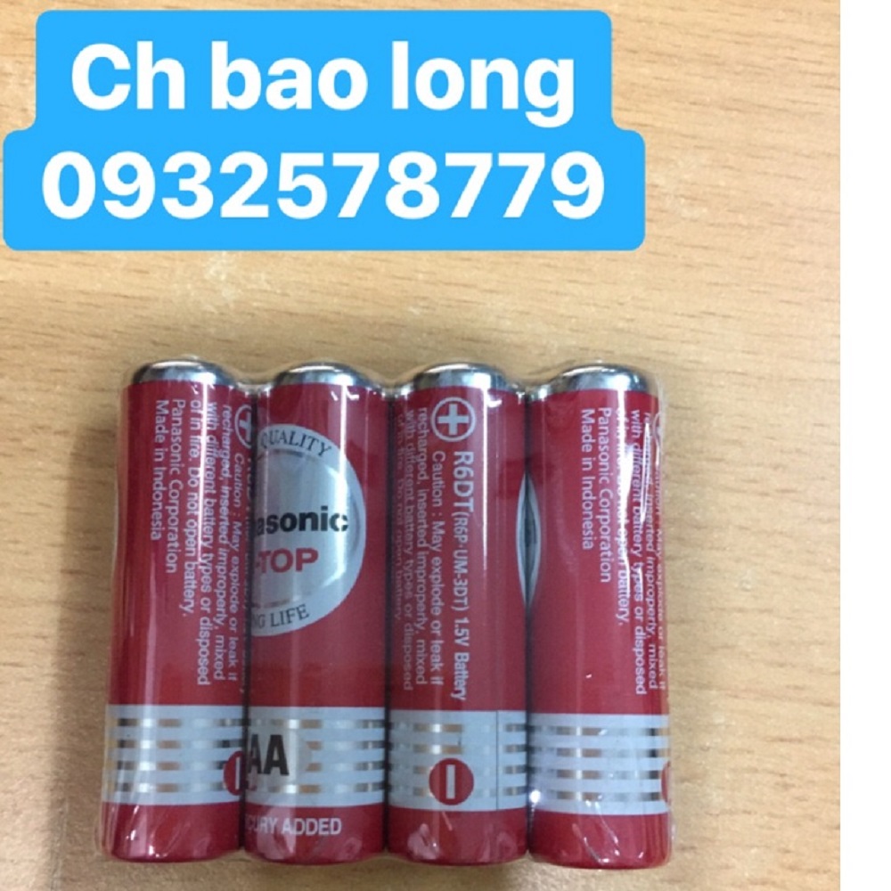 [HCM]COMBO 4 VIÊN PIN TIỂU AA PANASONIC - PIN ĐỒNG HỒ