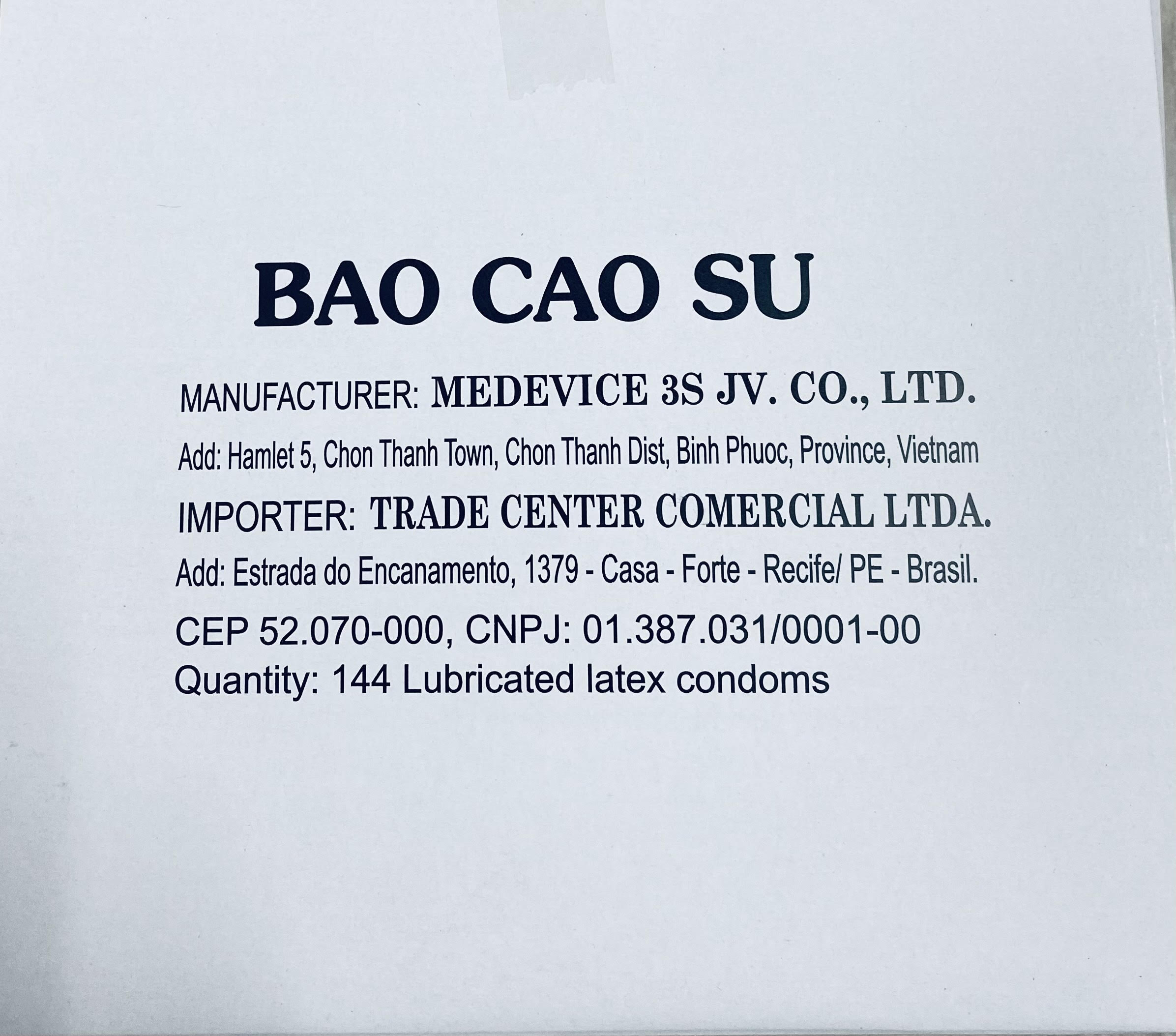 144 cái bao cao su eros