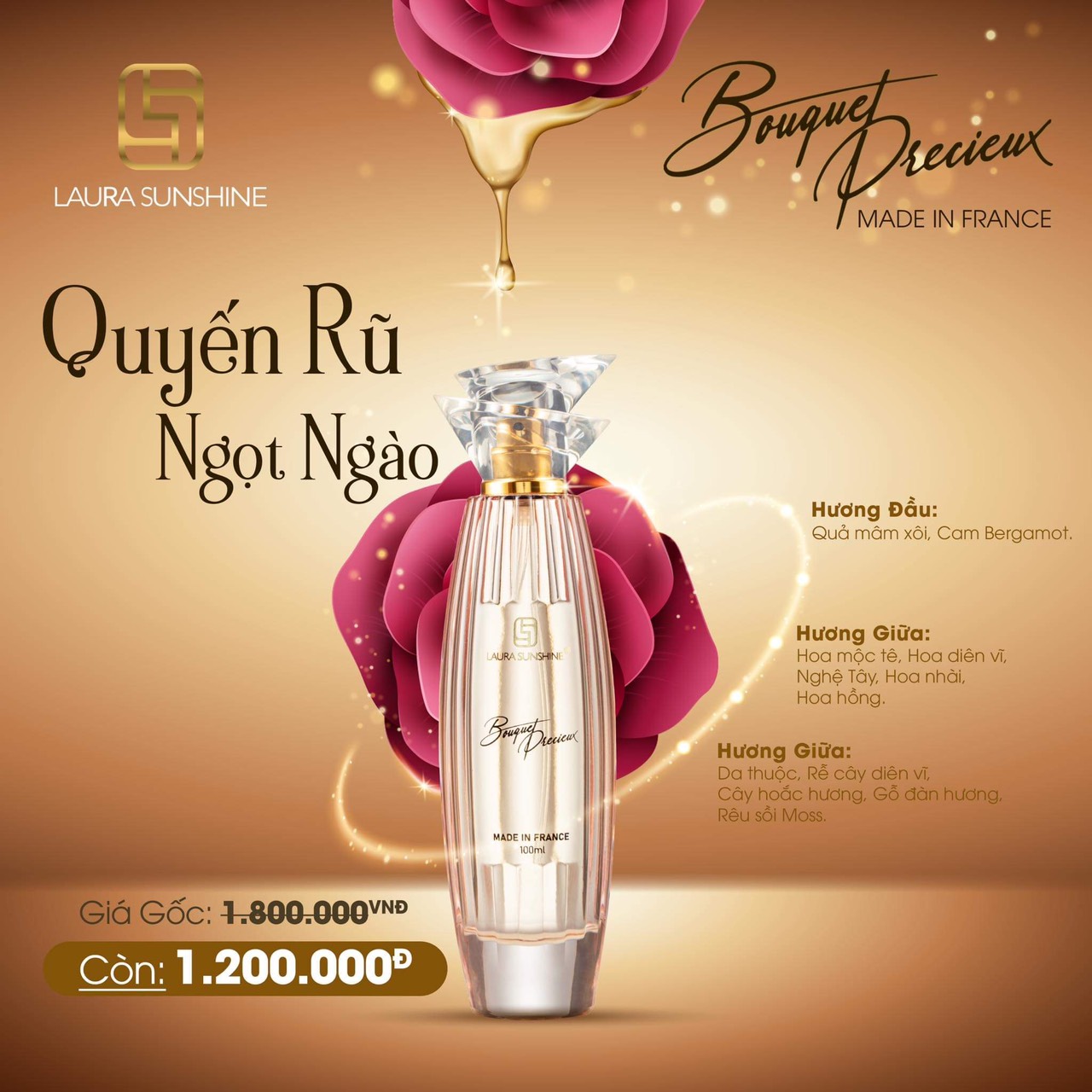 Nước Hoa Nữ 01 Laura Paris _ Nhật Kim Anh