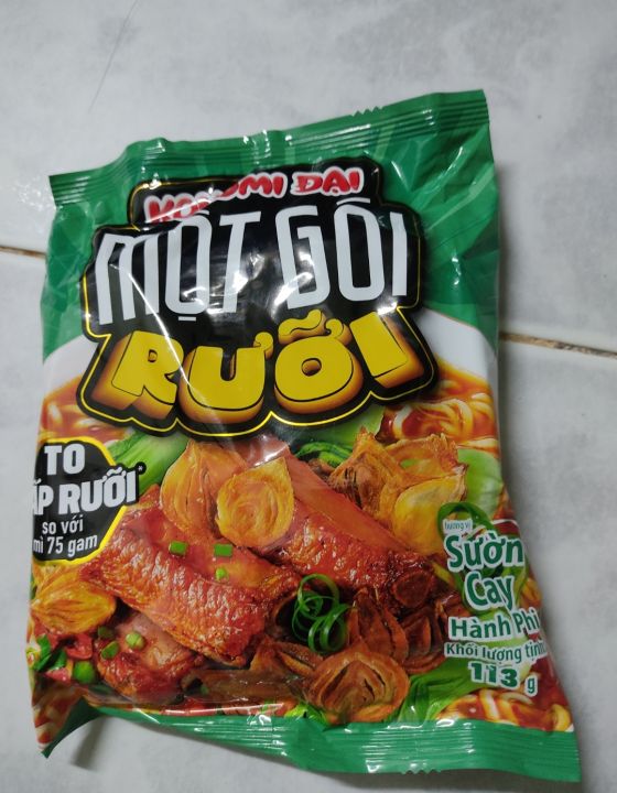 [Chọn vị] Thùng 30 gói Mì Kokomi một gói rưỡi vị sườn cay hành phi/ tôm chua cay 113g - CTY BÁT MUỘI