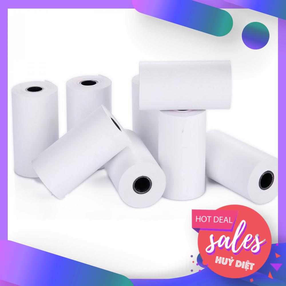 10 Cuộn Giấy in nhiệt Oji K80 Phi 80mm