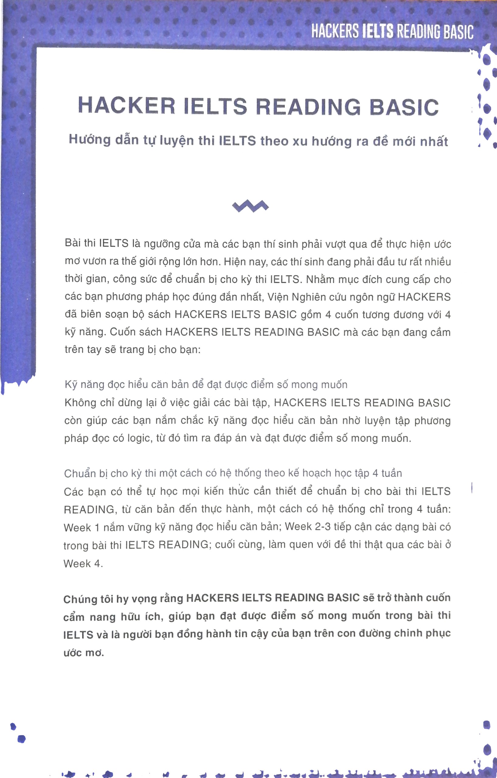 Sách - Hackers Ielts Basic - Reading