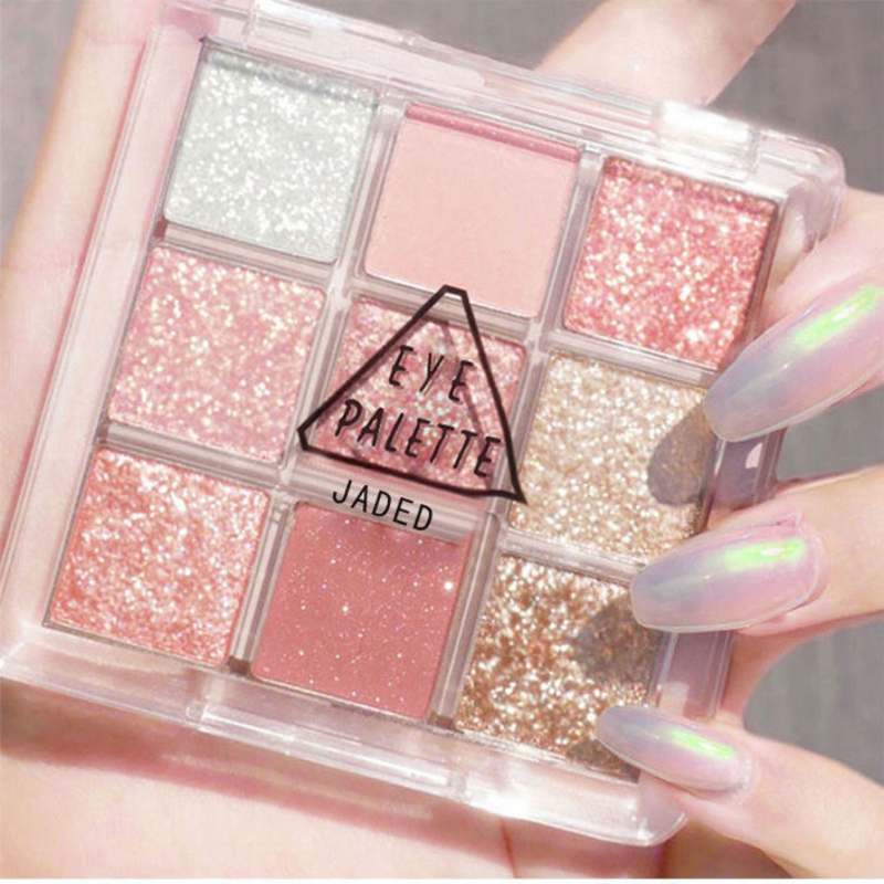 9 Colors Eyeshadow Palette waterproof eyeshadow makeup