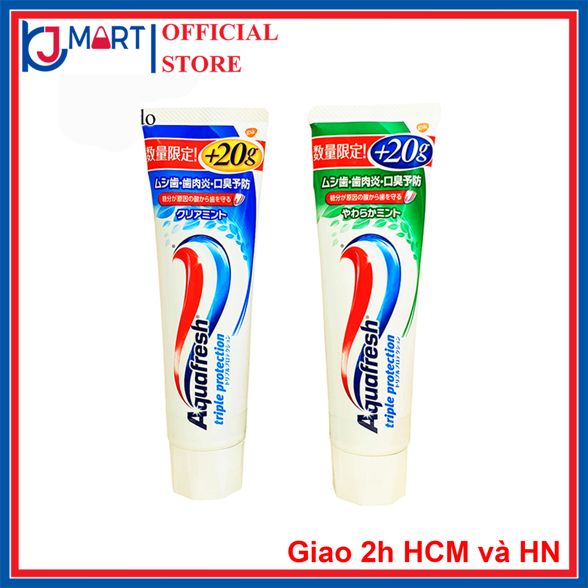Kem đánh răng aquafresh nội địa nhật