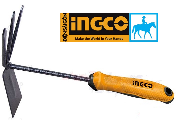 Cây cào đất xới đất làm vườn 300mm INGCO hgt979k