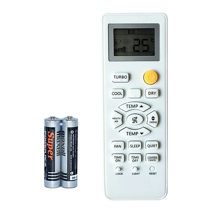 Remote điều khiển điều hòa máy lạnh AQUA nút vàng