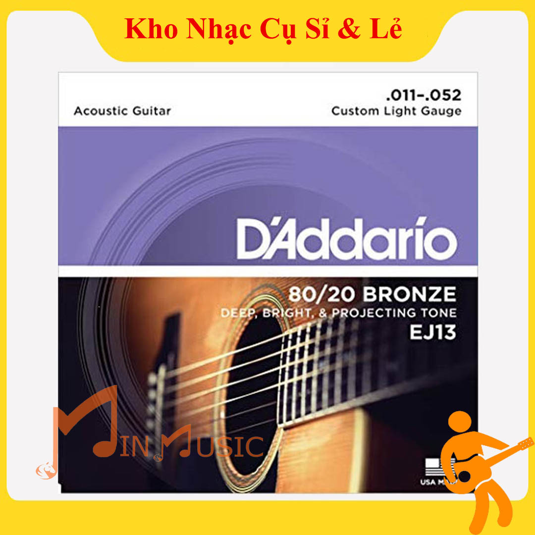 Dây Đàn Guitar D'Addario  EJ13 [ Loại 1 ]
