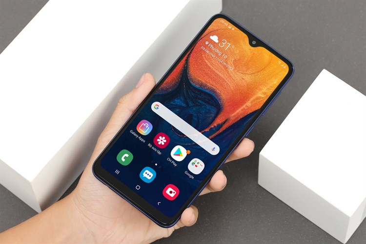Điện thoại Samsung Galaxy A10s Xanh (DSD)