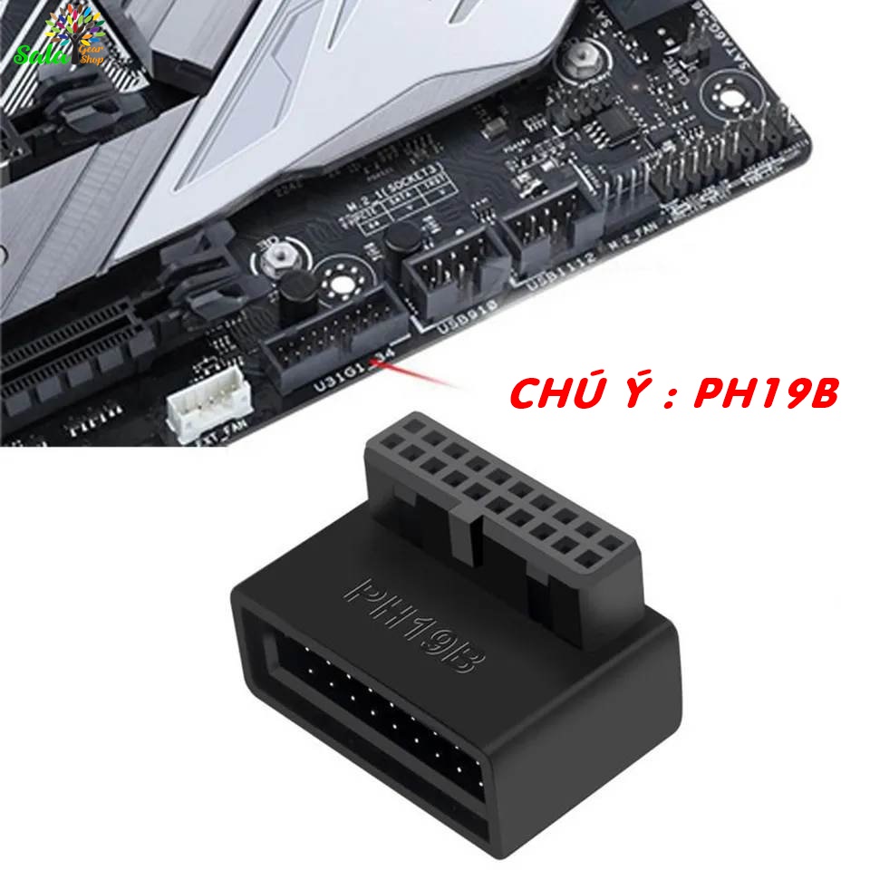 Đảo chân Cắm 90 độ cho cổng USB 3.0 trên Mainboard