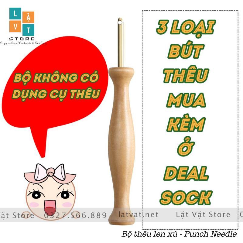 [HCM]Bộ Len Xù Kỳ Lân Mộng Mơ - Punch Needle