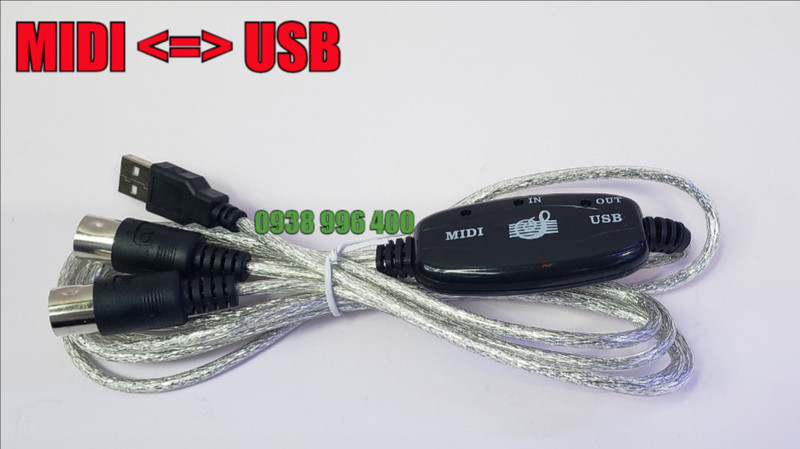 Cáp USB RA MIDI - MIDI to USB