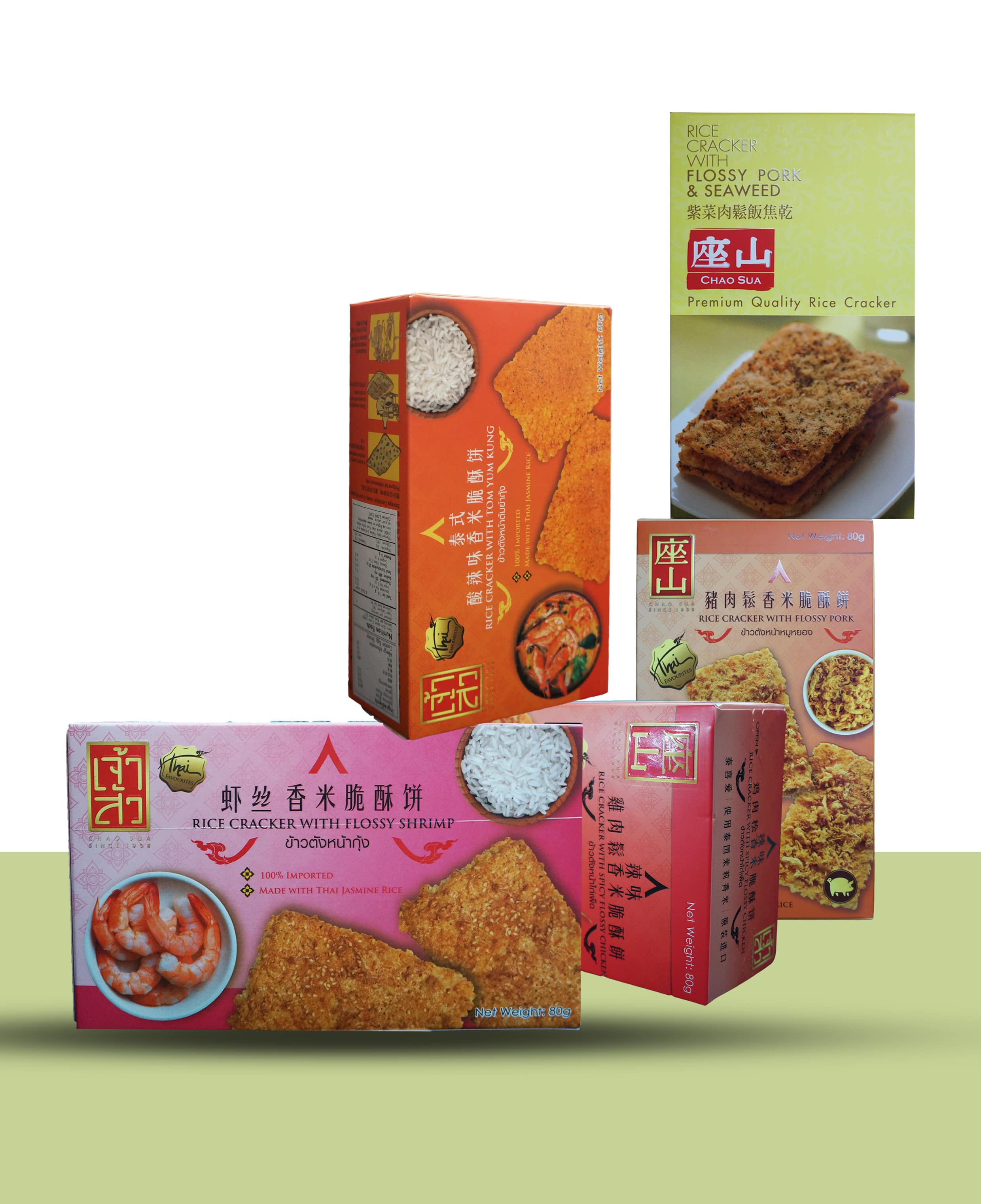 BÁNH GẠO CHÀ BÔNG HEO - 80G