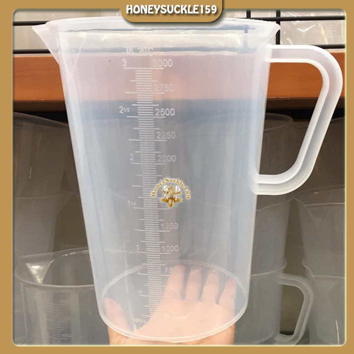 Ca Đong Nhựa Có Vạch Chia Định Lượng 3000ml