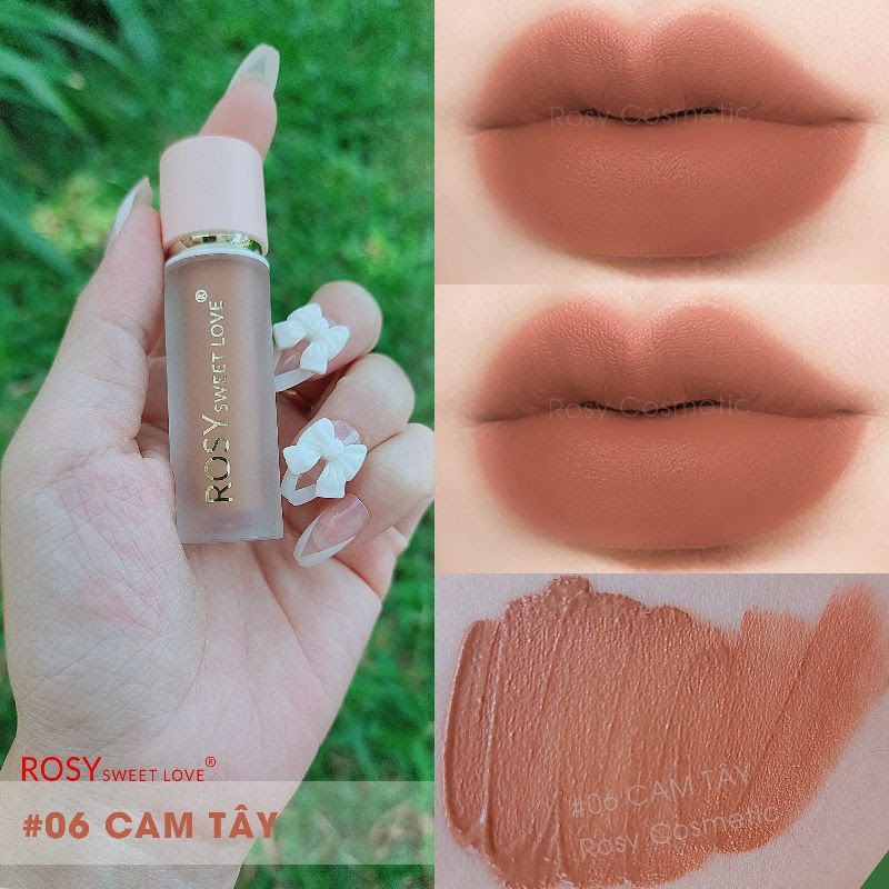 Son Kem Lì Rosy Chính Hãng Kèm Phiếu Bảo Hành
