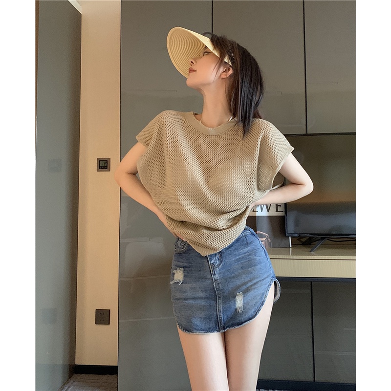 Áo lưới cánh dơi nữ
