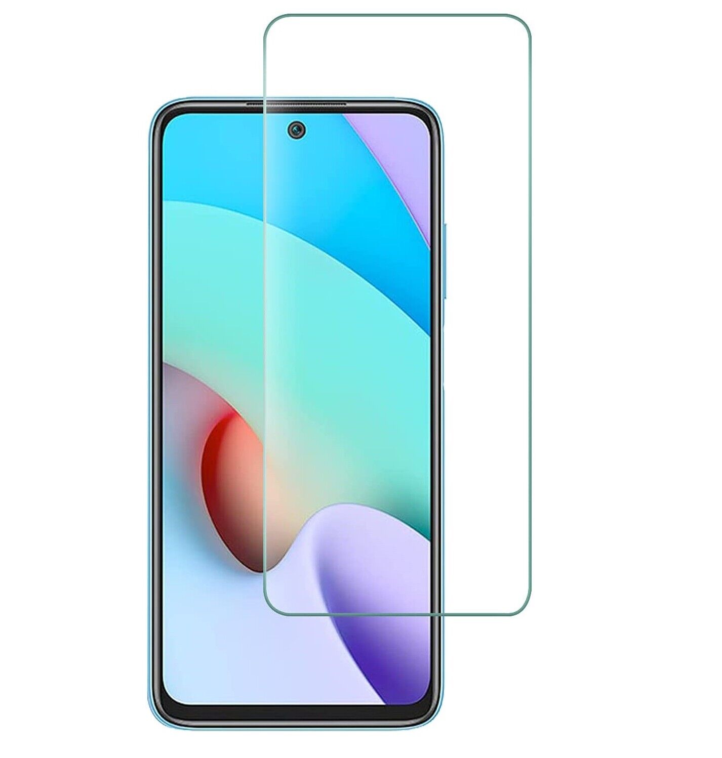 Kính cường lực trong suốt cho Xiaomi Redmi Note 10 (Kèm miếng lau)