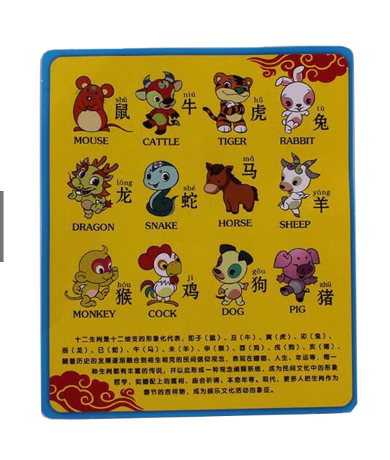 Đồ chơi túi 12 con giáp cho bé