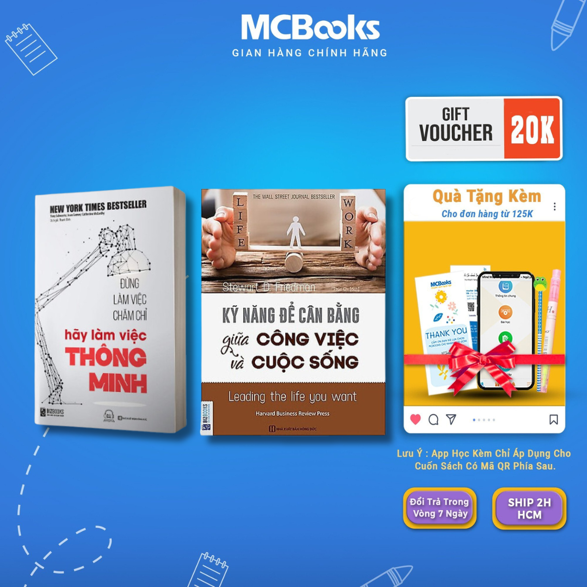 Book-combo don't work harder work smart-skills to balance between work and life-McBooks