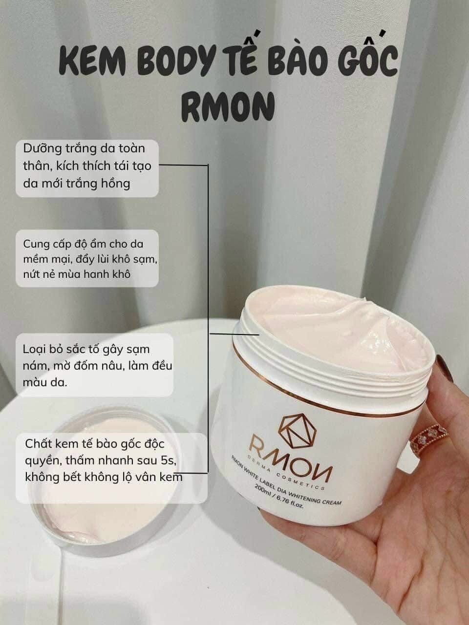 Kem dưỡng trắng da Body RMON Hàn Quốc 200ml