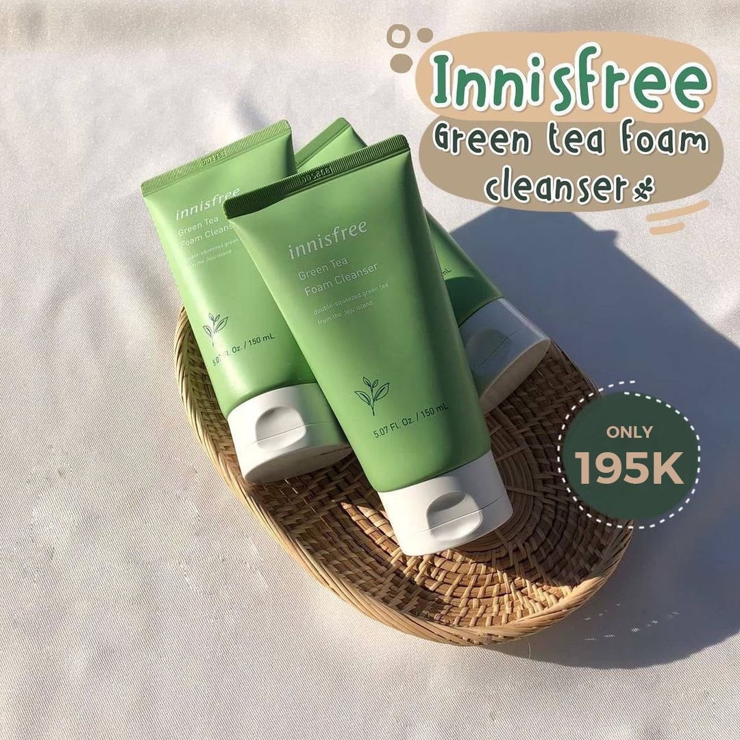 Sữa Rửa Mặt Trà Xanh Green Tea Cleansing Foam