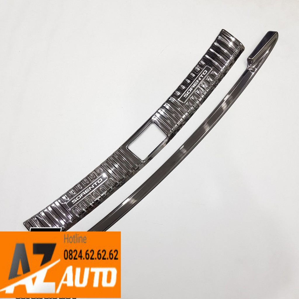 Ốp cốp ,Bộ 2 chi tiết ốp chống trầy bậc cốp dành cho xe Kia Sorento 2021 - Mẫu Titan