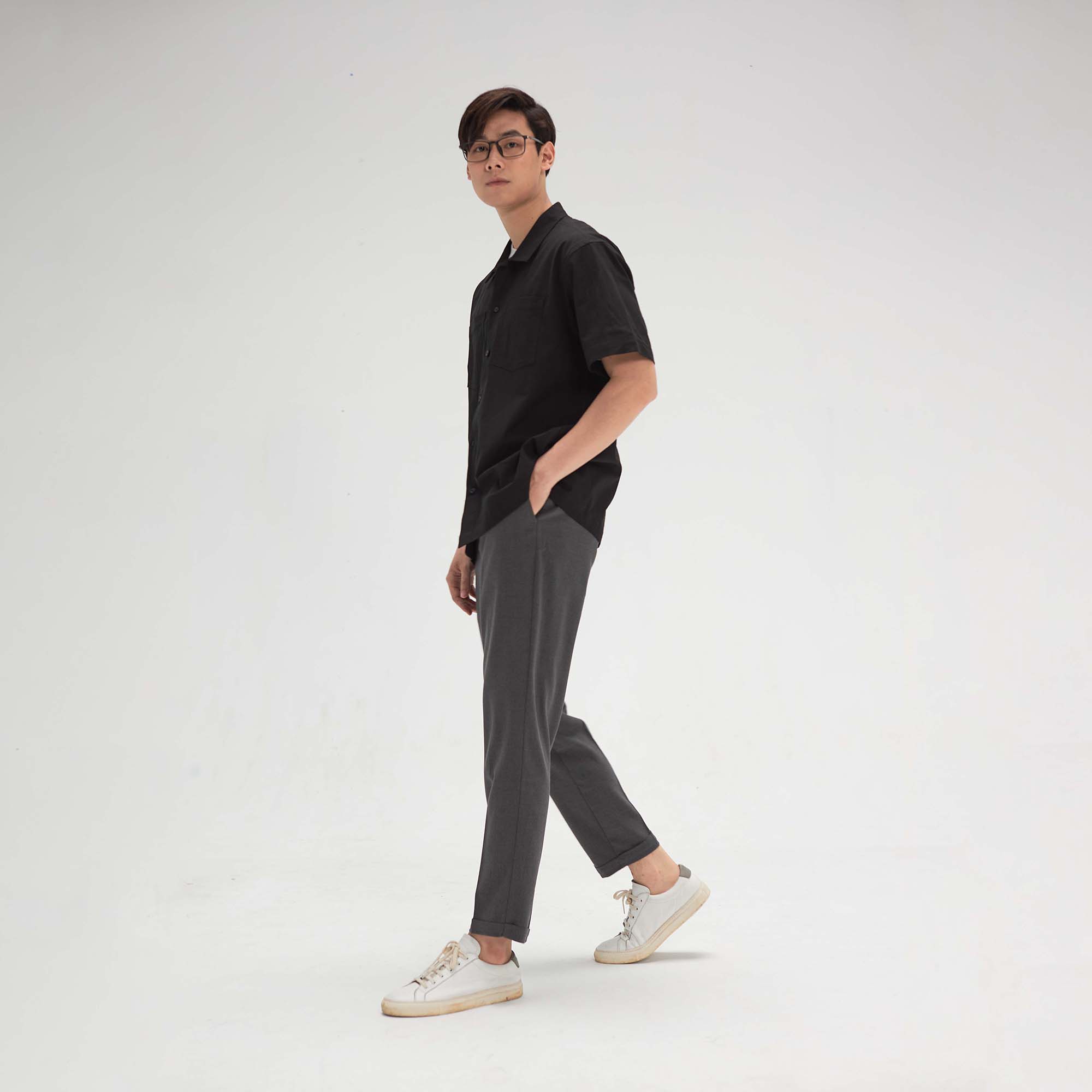 Áo sơ mi ngắn tay LOOK LINEN SHIRT