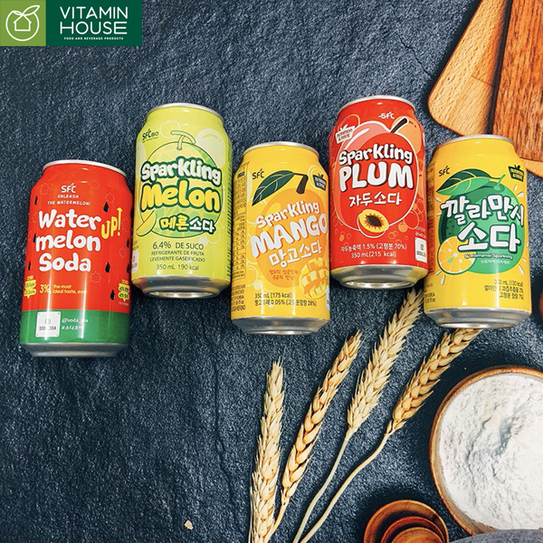 Soda SFC Hàn Quốc nhiều vị 350ml