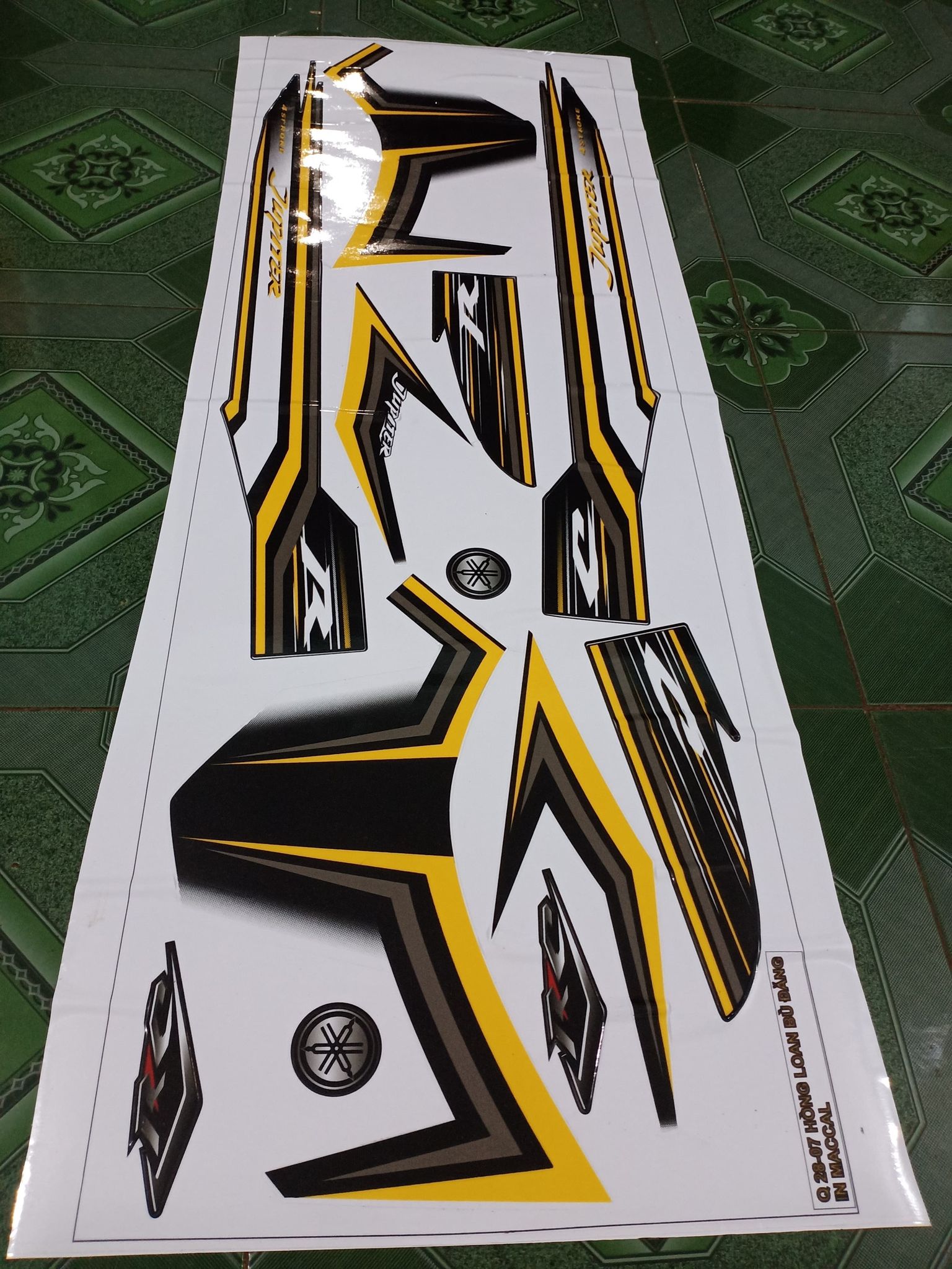 tem rời jupiter RC fi đen vàng