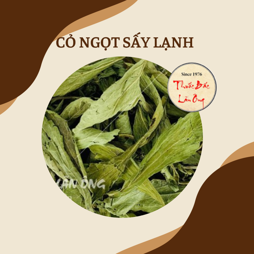 Cỏ ngọt sấy lạnh 500g (Trà cỏ ngọt hữu cơ, nguyên lá, hỗ trợ ăn kiêng)