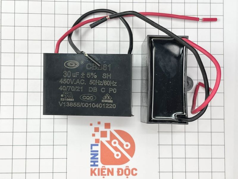 [ 1 Chiếc ] Tụ quạt CBB61 30UF 450VAC