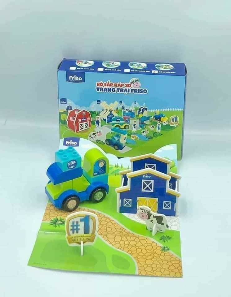 [HCM]Bộ lắp ráp 3D trang trại Friso