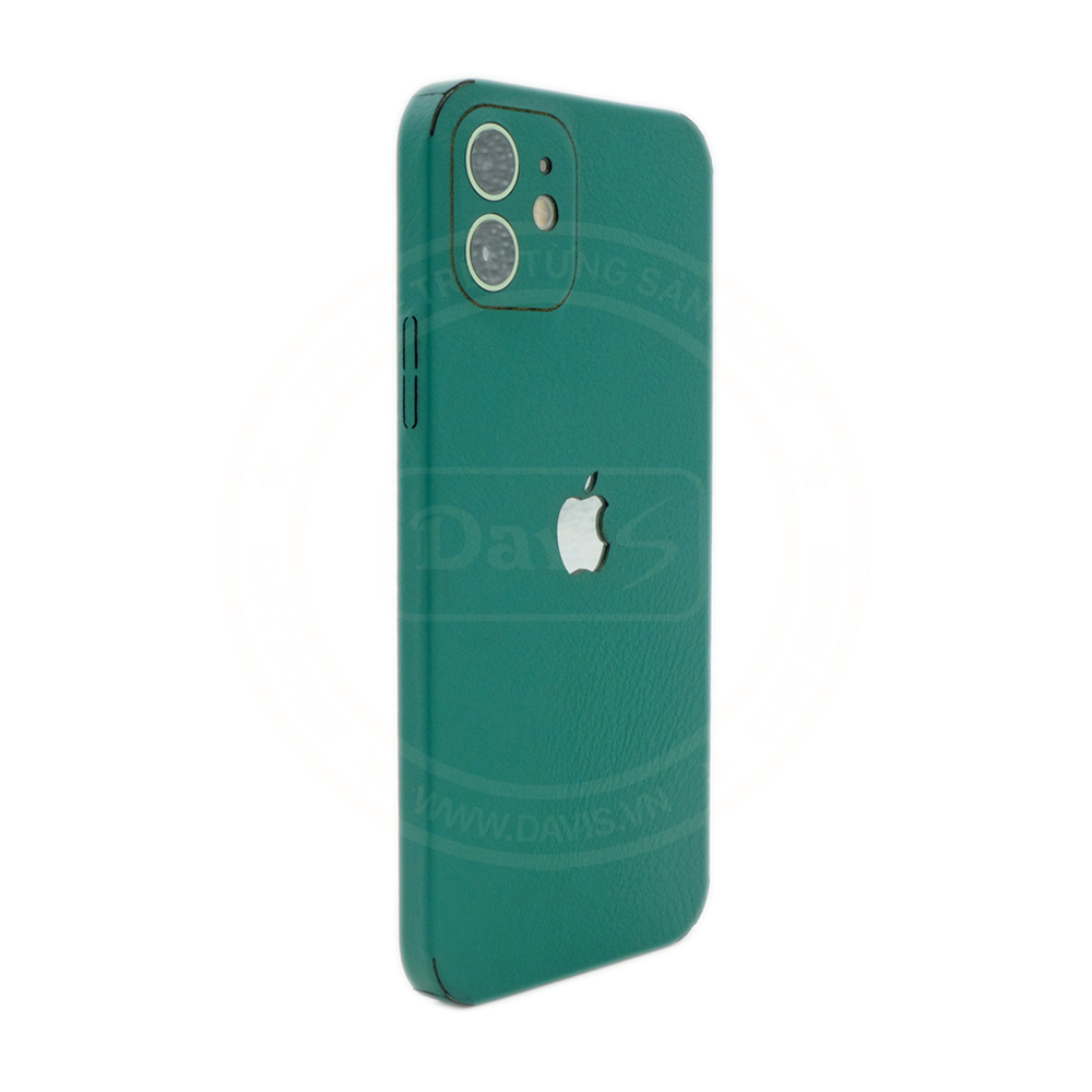 Dán da full viền iphone 12 - iPhone 12 Mini, làm từ da thật cao cấp - Chính hãng Davis