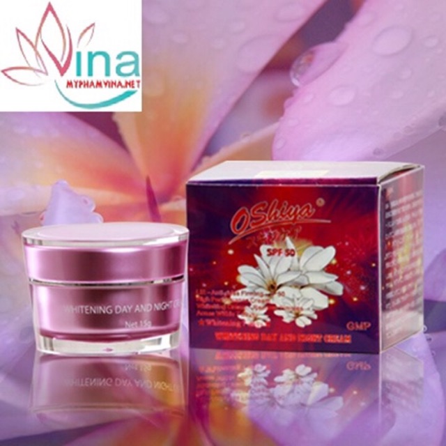 Kem dưỡng trắng da oshiya ngày và đêm 15gr