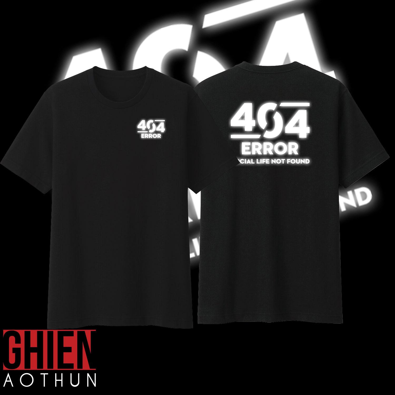 [HCM]Áo thun phản quang UMAD 404 Error cổ tròn phông Unisex nam nữ vải thể thao có Big Size