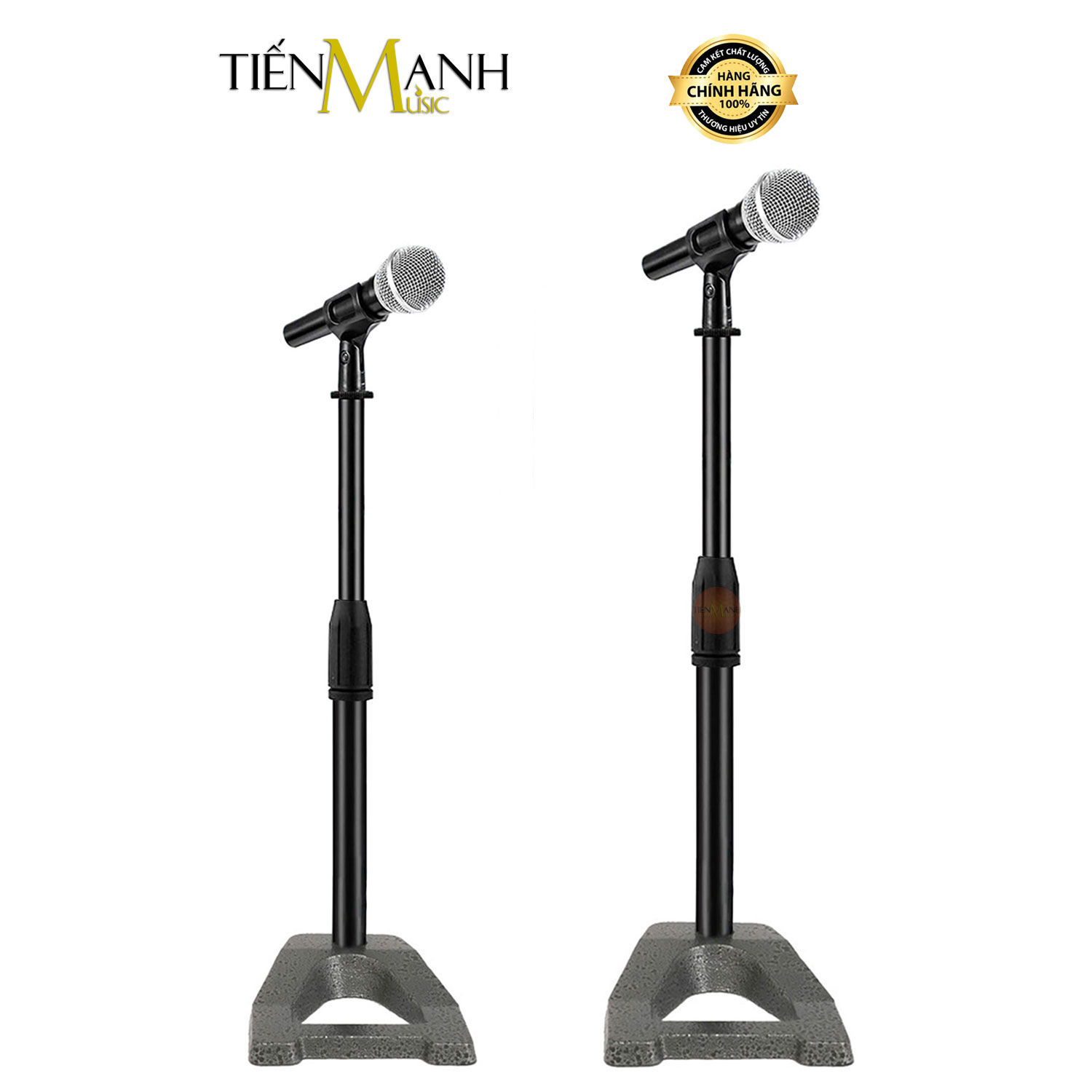 Chân micro lùn để bàn dr.mic small a, big a - giá đỡ đế kẹp mic stand thu âm livestream small-a, big-a