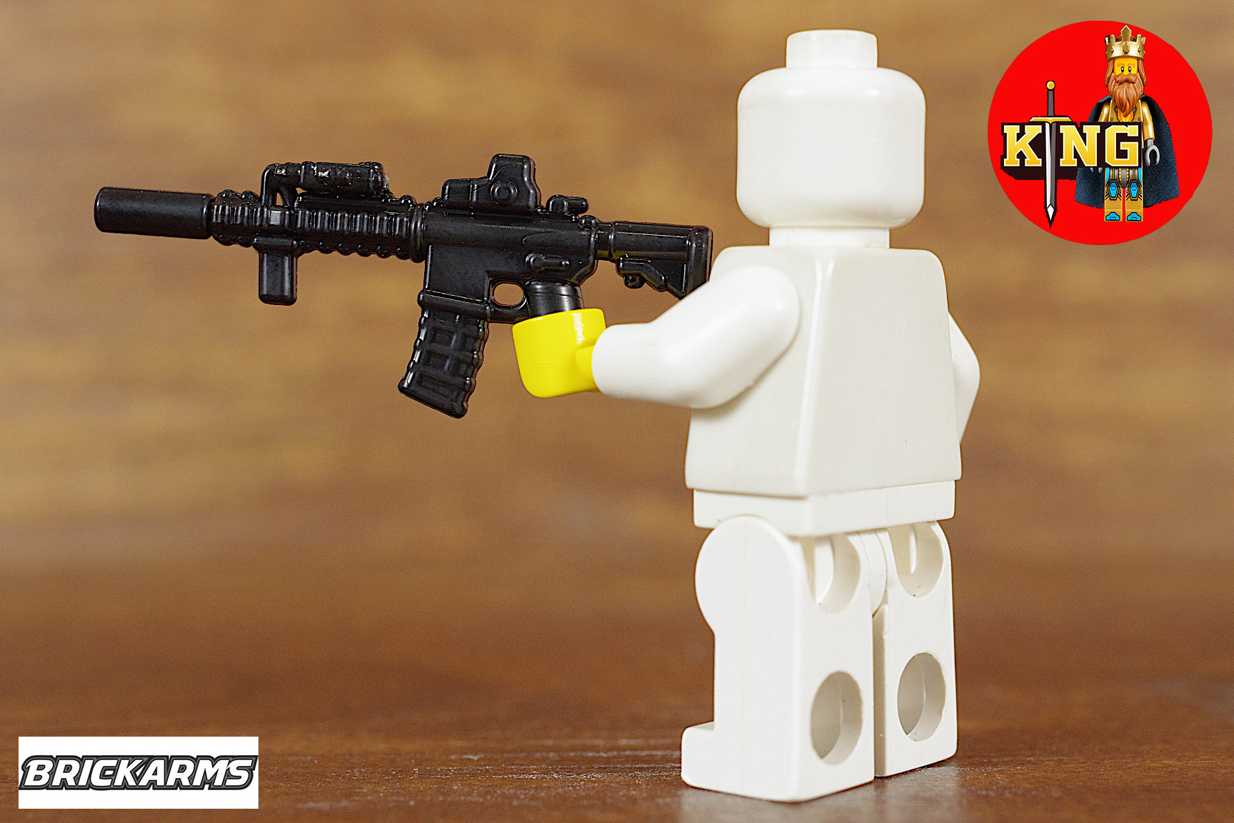[Ảnh thật] [Chính hãng] BrickArms® M4 Force Recon w/ PEQ Black PEQ