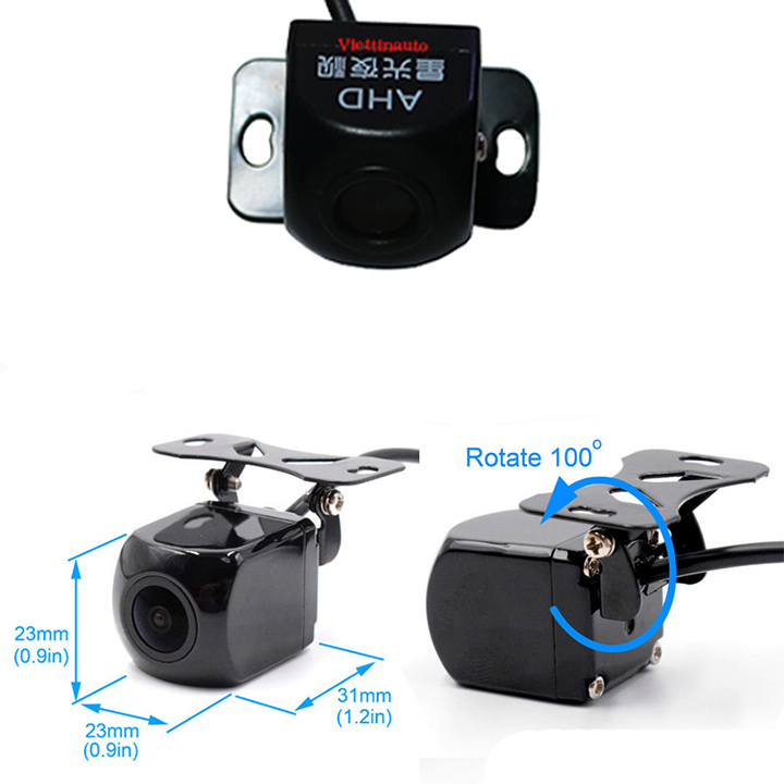 Camera lùi AHD cho màn hình Android - Màu đen