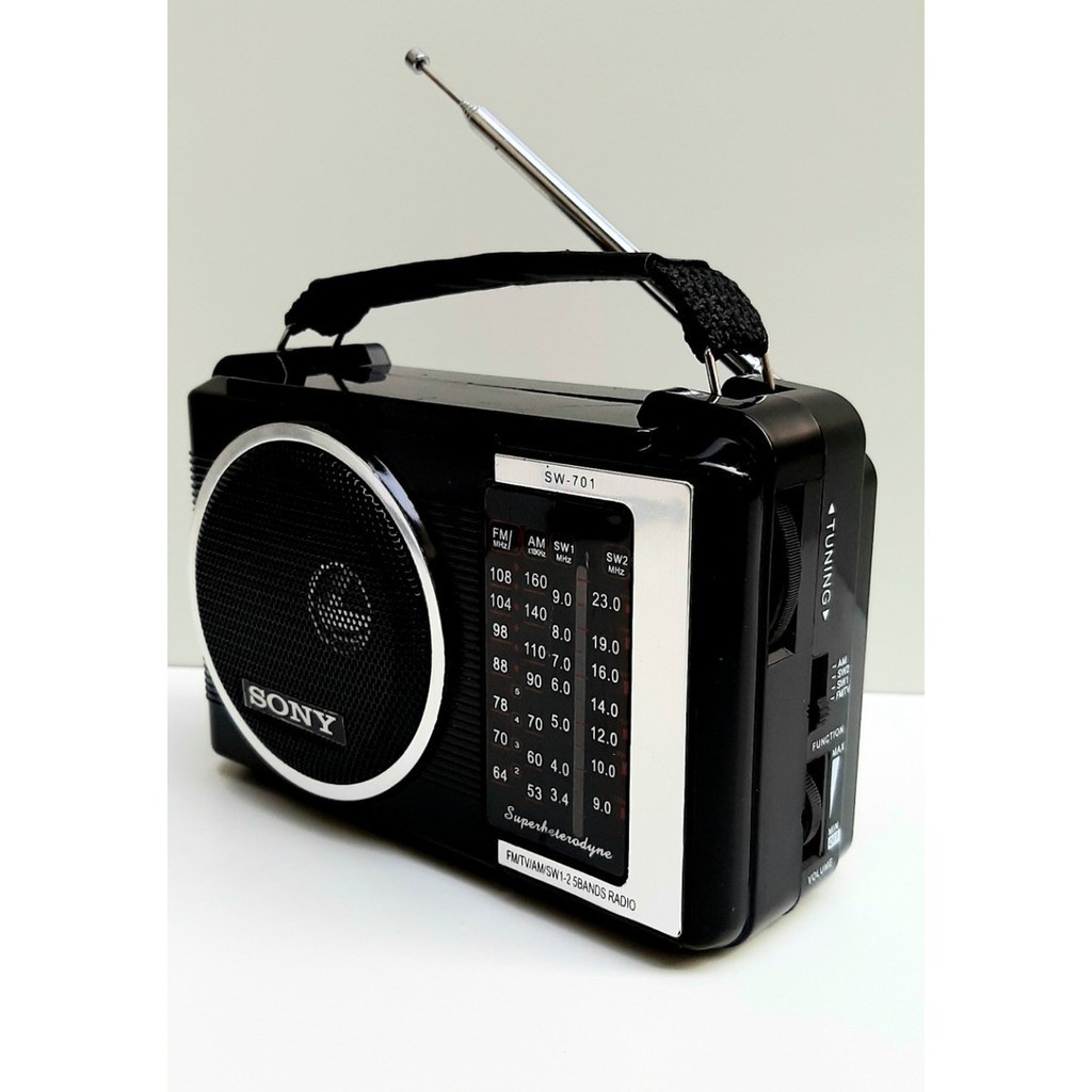 Đài sony Radio FM, AM ,SW 701 ( bảo hành 3 tháng) âm thanh rõ ràng,bắt sóng  tốt hàng chất lượng - Trungdunggh565 