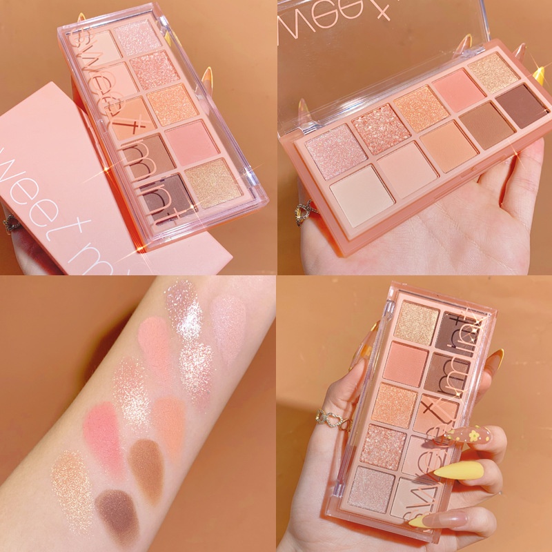 BẢNG PHẤN MẮT 10 Ô NHŨ LÌ SWEET MINT