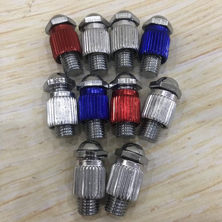 Đôi Ốc chân gương  xe máy Wave A110 - S110 - RS (Màu đỏ)