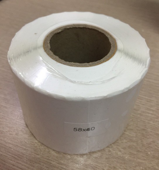cuộn tem cân điện tử 58x40 mm 30m