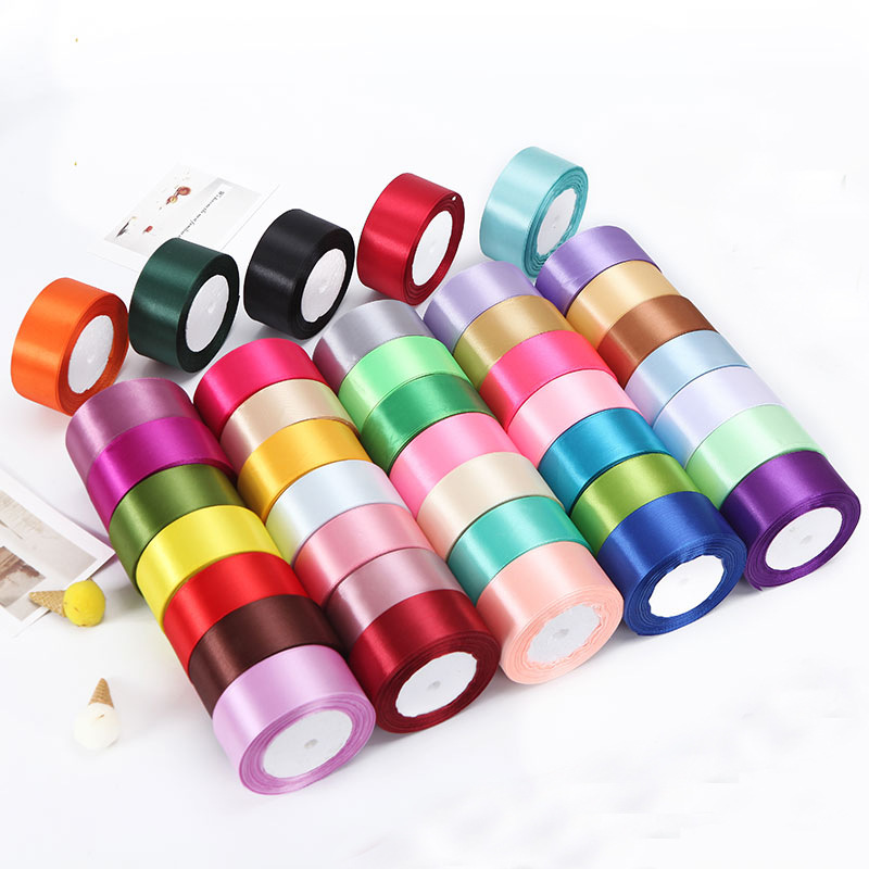 4cm size plain silk ribbon