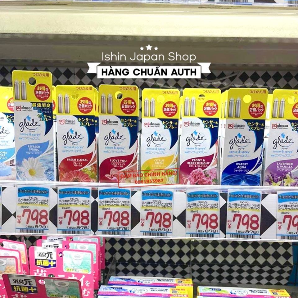 Máy Xịt Thơm Phòng Tự Động Glade Nội Địa Nhật Bản