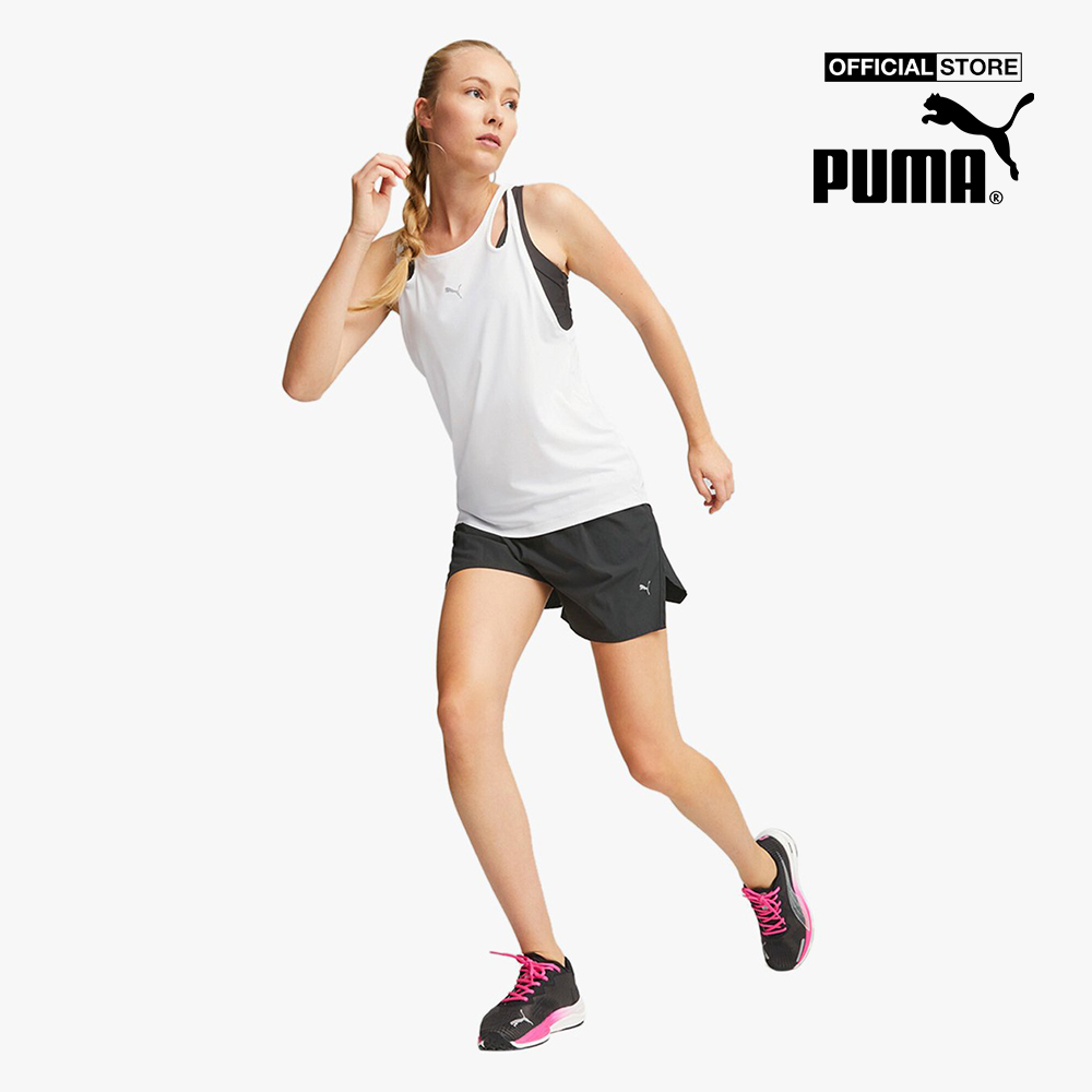 PUMA - Áo ba lỗ thể thao nữ Fit EVERSCULPT Run CLOUDSPUN 523270-02