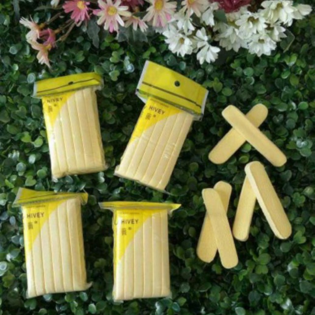 Mút Rửa Mặt Bọt Biển Hivey Gói 12 Miếng
